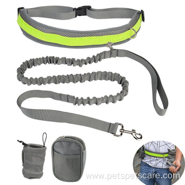 Dog Lead Walk Running Jogging Waist Belt Leash